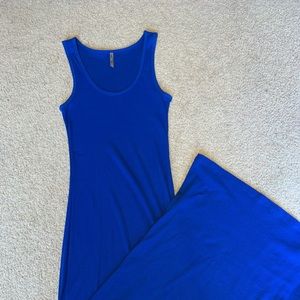 Fitted maxi dress